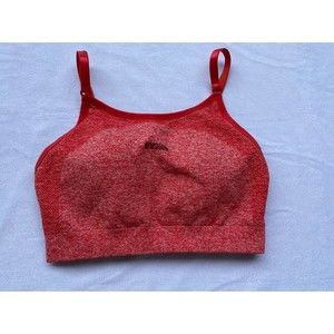 Gymshark Flex Strappy Sports Bra Red Extra Small Red XS Women’s